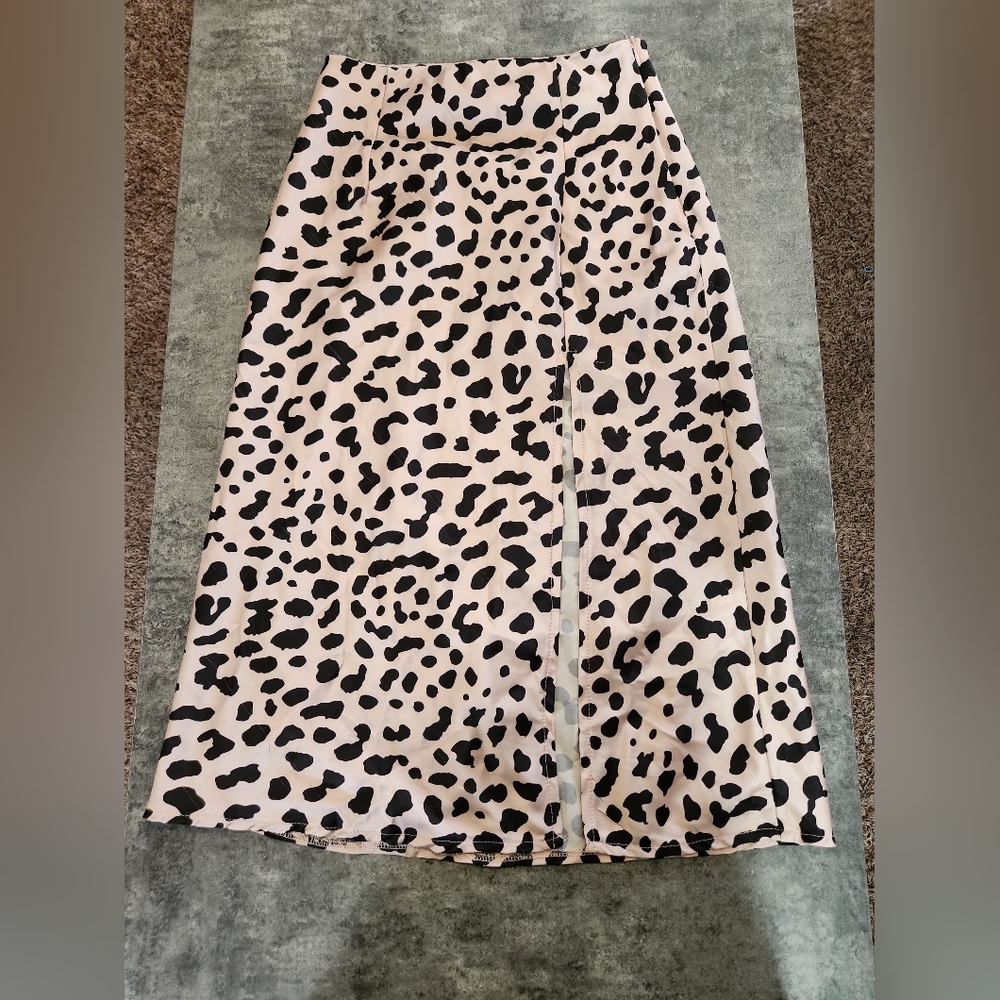 Princess Polly Leopard Print Midi Skirt